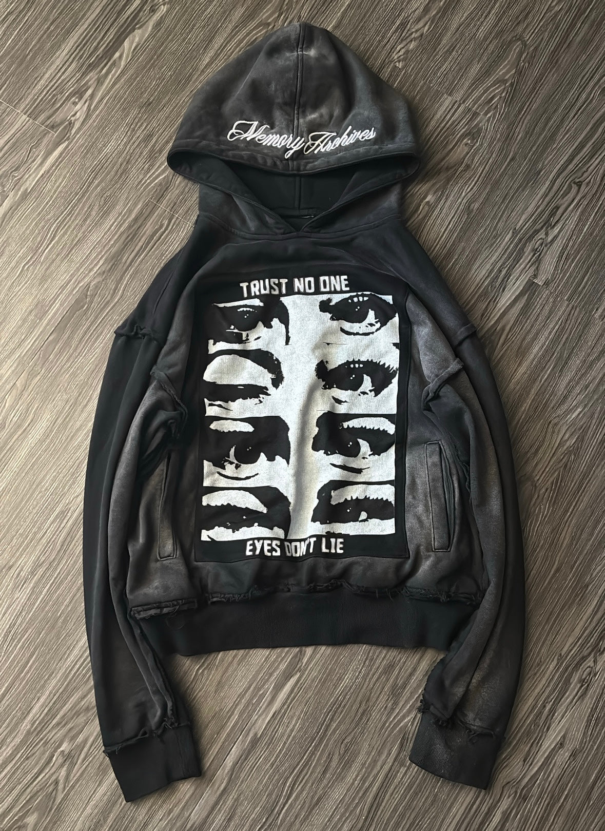 Black "Eyes Don't Lie" Hoodie